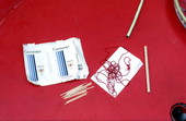 Materials used by an Hisako Williams to make origami - Jefferson County, Florida