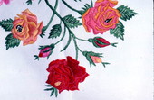 Embroidered roses - Masaryktown, Florida