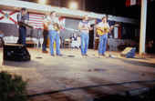 Skip Johns and the Travelers playing bluegrass - White Springs, Florida