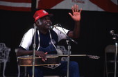 Tom Walton playing guitar - White Springs, Florida