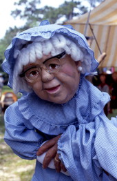 Puppet used in the Shoestring Puppets show - White Springs, Florida