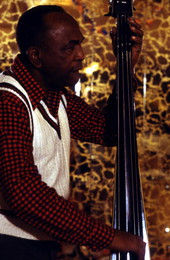 Double bass player Harold Andrews - Pensacola, Florida.