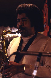 John Boller playing the saxophone - Pensacola, Florida.