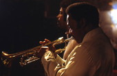 James Franklin Davis playing trumpet at Club Royal - Pensacola, Florida.