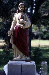 Statue of Jesus at St. Ambrose Catholic Church :