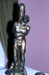 Sculpture by Pharoah Baker.