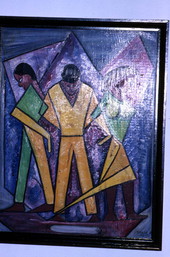 Painting, "Soul Searchers", by Pharaoh Baker.