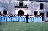 Capella Davidica Choir performing at Castillo de San Marcos ceremony - Saint Augustine, Florida