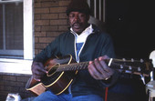 Buck Thompson playing blues guitar - Hastings, Florida