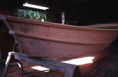 Boat being built by Myron Warr - Welaka, Florida