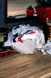 Viki Grimm making a pinata - De Land, Florida