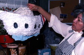 Viki Grimm making a pinata - De Land, Florida