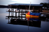 Dock on the St. Johns River - San Mateo, Florida.