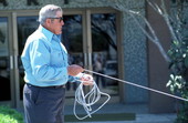 Buddy Maddox pulling his net in - Panama City, Florida.
