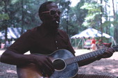 Albert "Buck" Thompson performing at 1985 Florida Folk Festival- White Springs, Florida