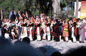 Greek dancers at a "glendi" - Tarpon Springs, Florida