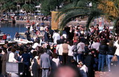 Crowd gathered for epiphany - Tarpon Springs, Florida