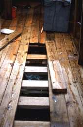 Planking being installed - Jacksonville, Florida.