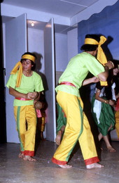 Roban Tra-lork dance performance during Cambodian New Year celebration - Jacksonville, Florida.