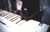 Jimmy Walton making guava pastries - Jacksonville, Florida.