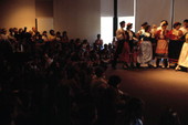Audience enjoying performance by Greek dancers - Jacksonville, Florida