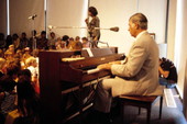 Marie Buggs singing and Royce Rocher playing piano - Jacksonville, Florida