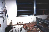 Jose Orta's wood carving workshop - Miami, Florida.