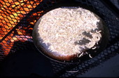 Seminole Indian cooking - Big Cypress Reservation, Florida.