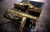 Jig saw for shaping oyster tong handles : Apalachicola, Florida