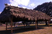 Traditional Seminole chickee - Big Cypress Reservation, Florida