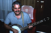 Jack Piccalo playing banjo - Jacksonville, Florida.