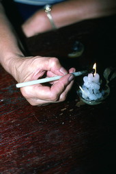 Stylus used by Evelyn Coskey in Polish egg decoration (pysanky) - Starke, Florida