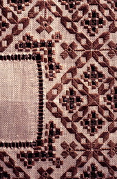 Hardanger embroidery made by Lillian Bolstad - Orlando, Florida.