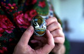 Ukrainian egg decoration done by Rosale Hand - Apopka, Florida