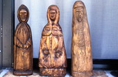 Wood carvings made by Domingo Carlo - Starke, Florida