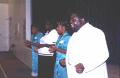 Tony and The Magnificent Voices performing gospel music - Jacksonville, Florida.