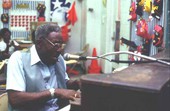 Alex McBride playing blues piano - Jacksonville, Florida.