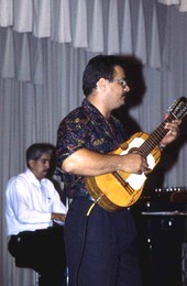 Performer playing salsa music - Jacksonville, Florida