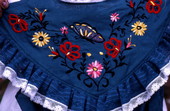 Greek embroidery made by Penny King - Sarasota, Florida