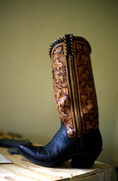 Boot made by Bob Dellis - Okeechobee, Florida