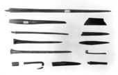 Wood and bone implements and ornament from Vero