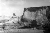 Unconformity between the bedrock and the phosphate stratum in the pitPierce, Florida