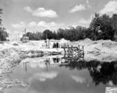 Pumping water from Peace River to International's Peace Valley washer and Flotation Plant