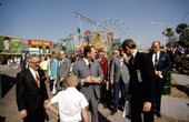 View showing Governor Claude Kirk at a carnival