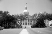 East front of State Capitol building.