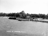 The "Josephine" at mooring.