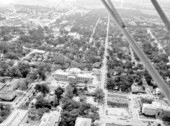 Aerial view looking towards the Florida Supreme Court.
