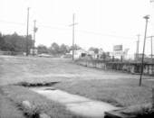 Parking lot of the Clover Club