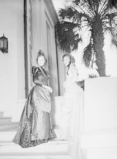 Tallahassee Women's Club members in costume at the First Presbyterian Church