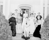 Tallahassee Women's Club members in costume during Tallahassee Trail event
